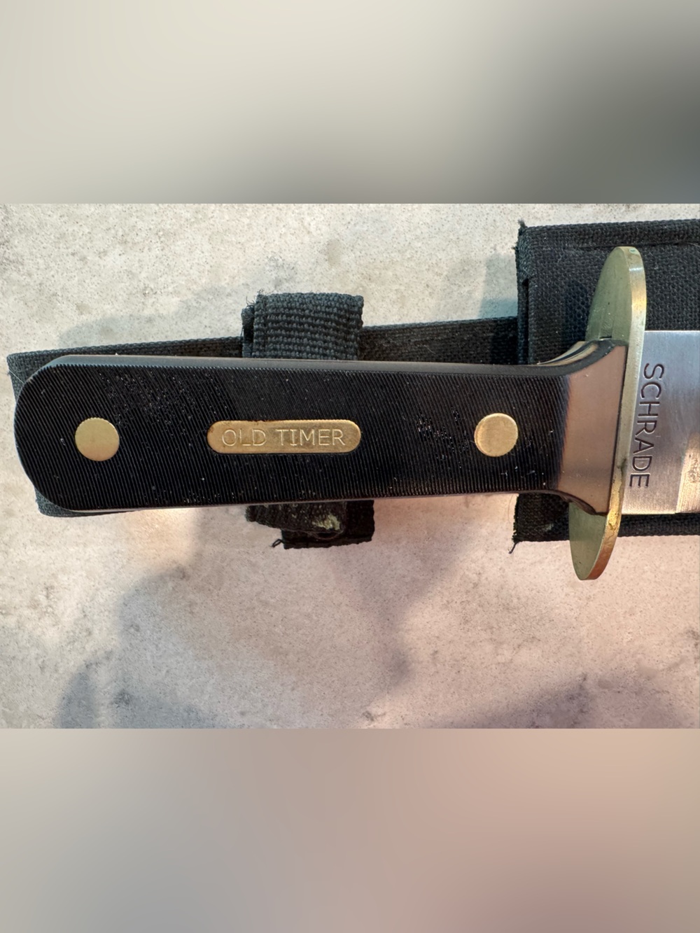 Vintage Old Timer Schrade Bowie SCPROM-13-3 Knife With Sheath - Picture 2 of 4